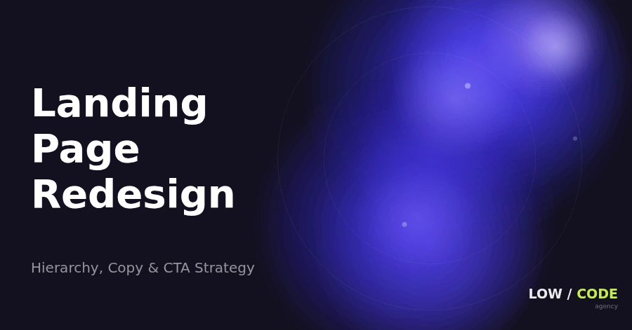Landing Page Optimization in Redesign