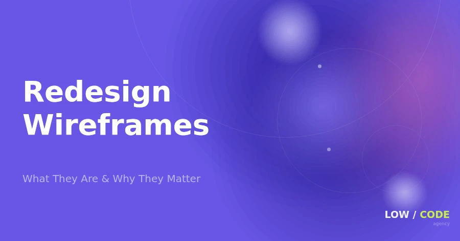 Website Wireframes for Redesign