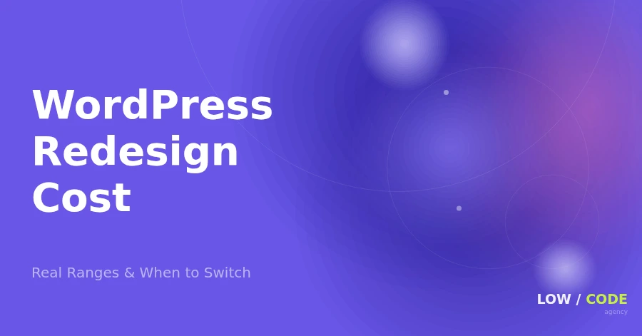 WordPress Website Redesign Cost Guide
