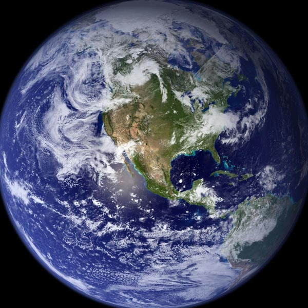 An image of planet Earth.