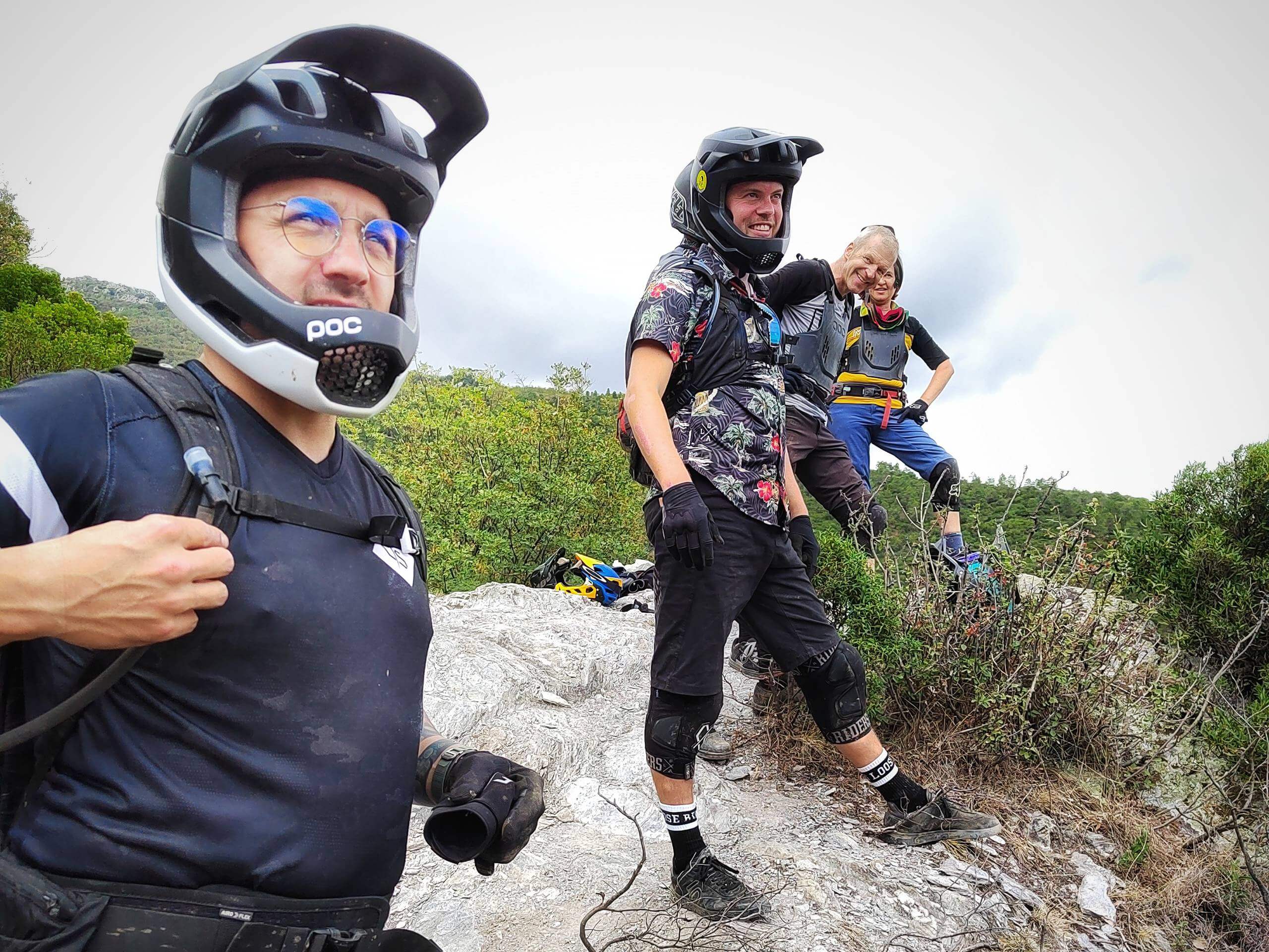 Mountainbiker Enduro Camp Finale Ligure