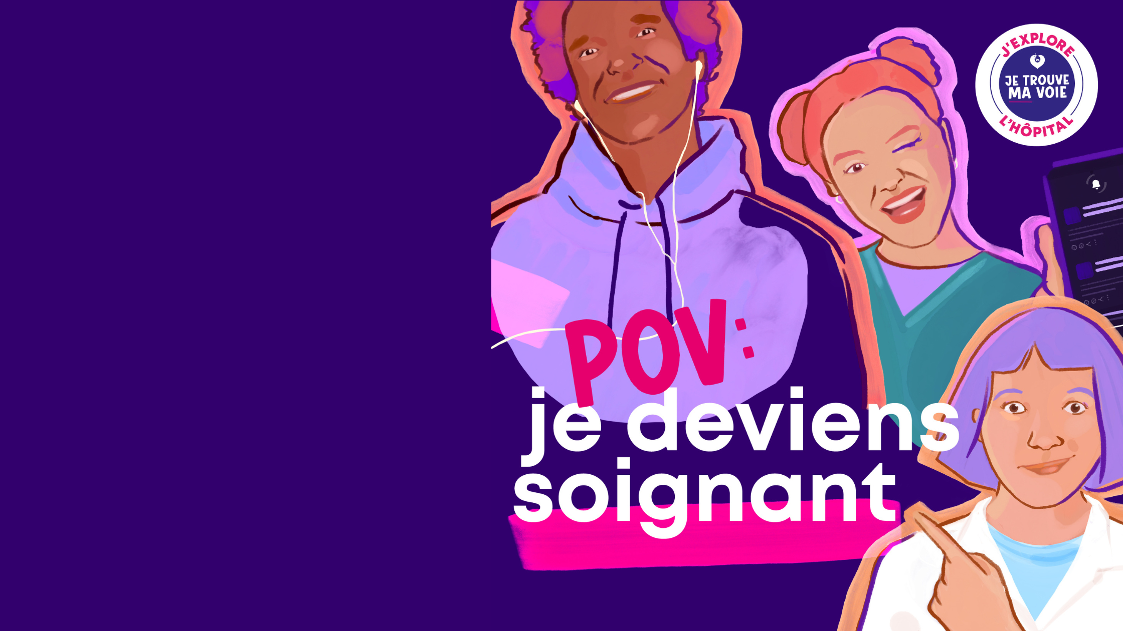 POV : Je deviens soignant, le podcast santé qui fait découvrir les métiers de kiné et d’aide-soignant aux lycéens