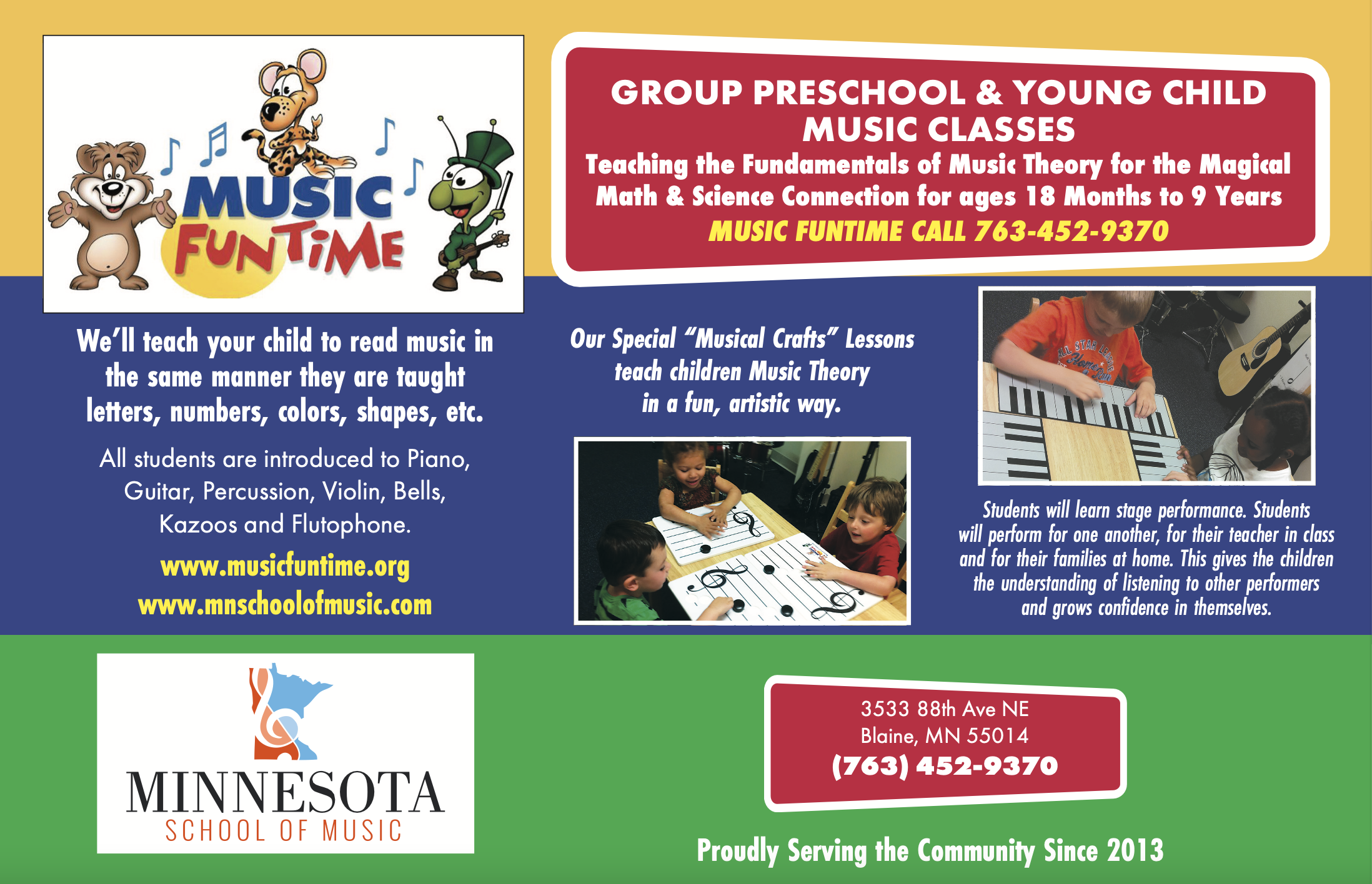 preschool music lessons