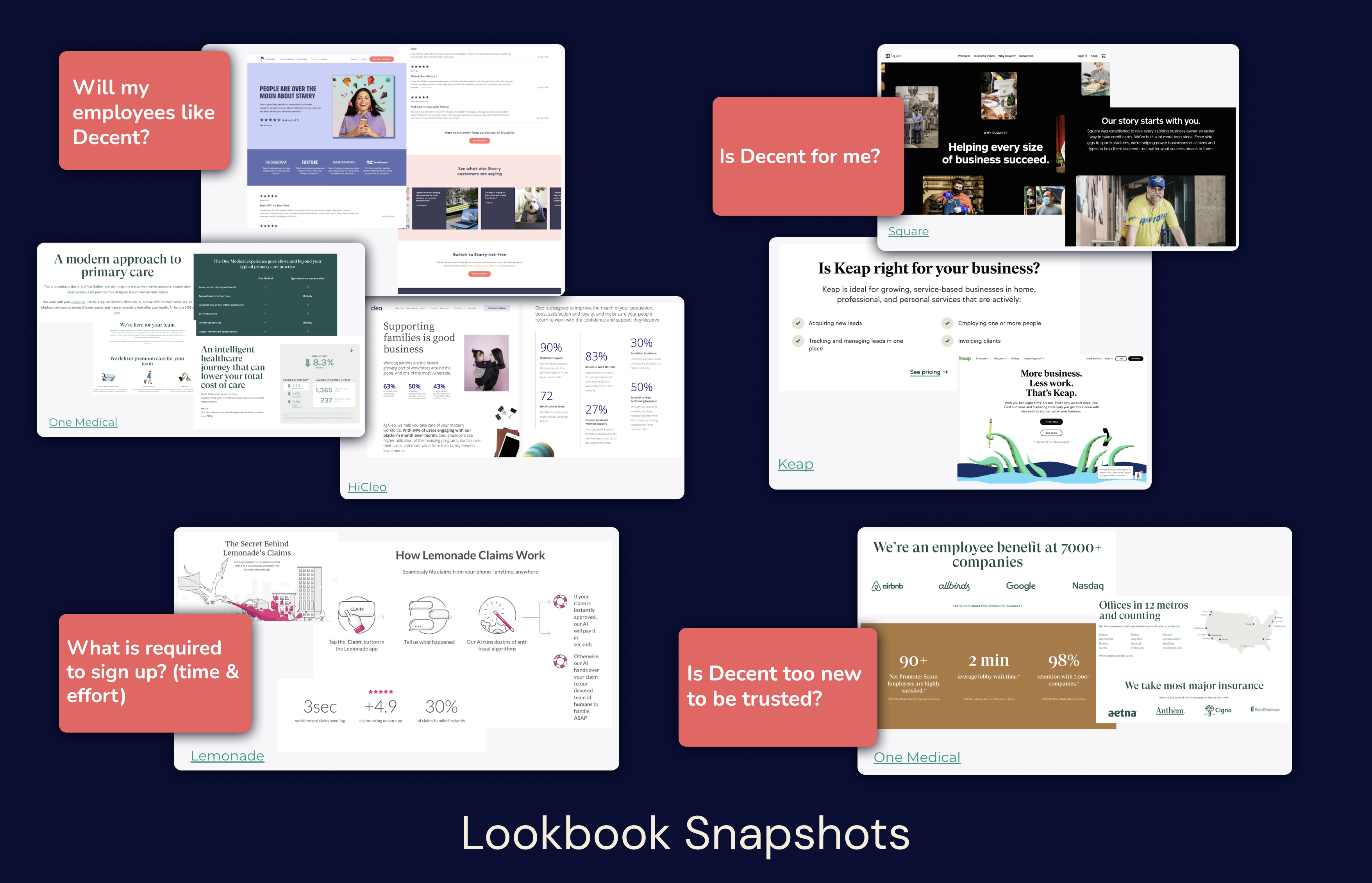 Snapshots from our the design lookbook