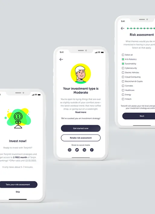 Designity made these custom avatars for the TenjinAI app.