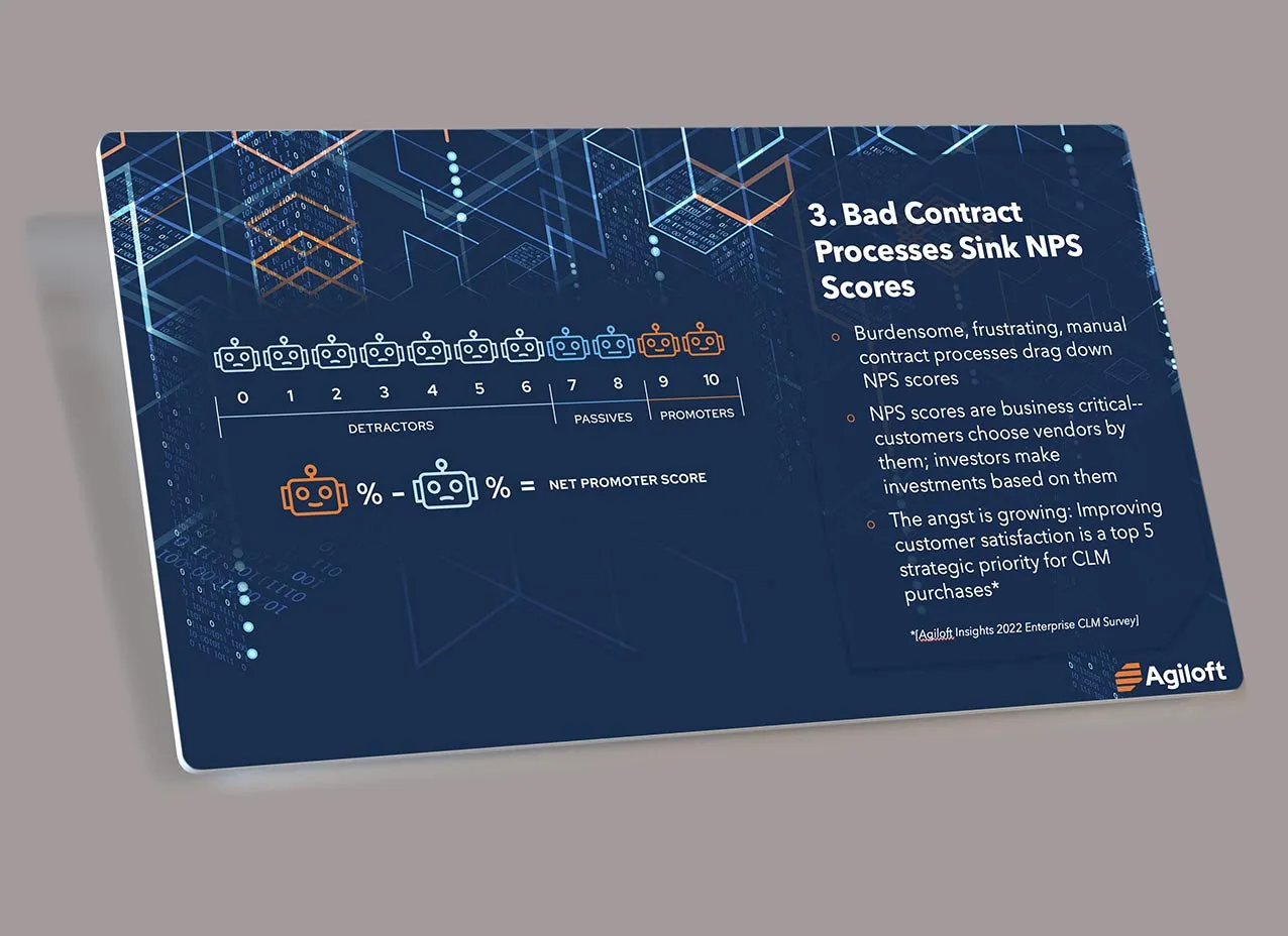 Presentation slide deck design created for Agiloft.