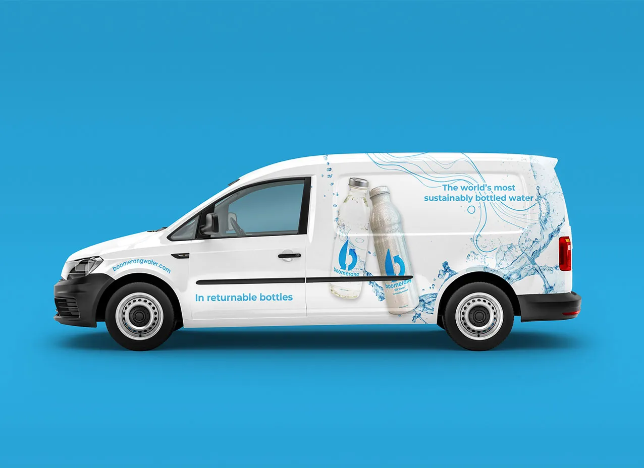 Marketing Collateral for Boomerang Water
