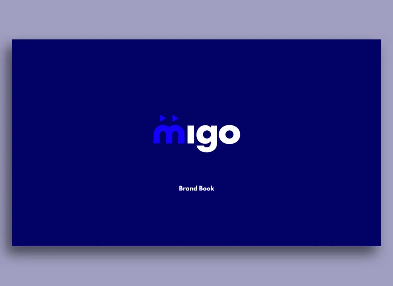 Brand guidelines created for Migo, a Designity client.