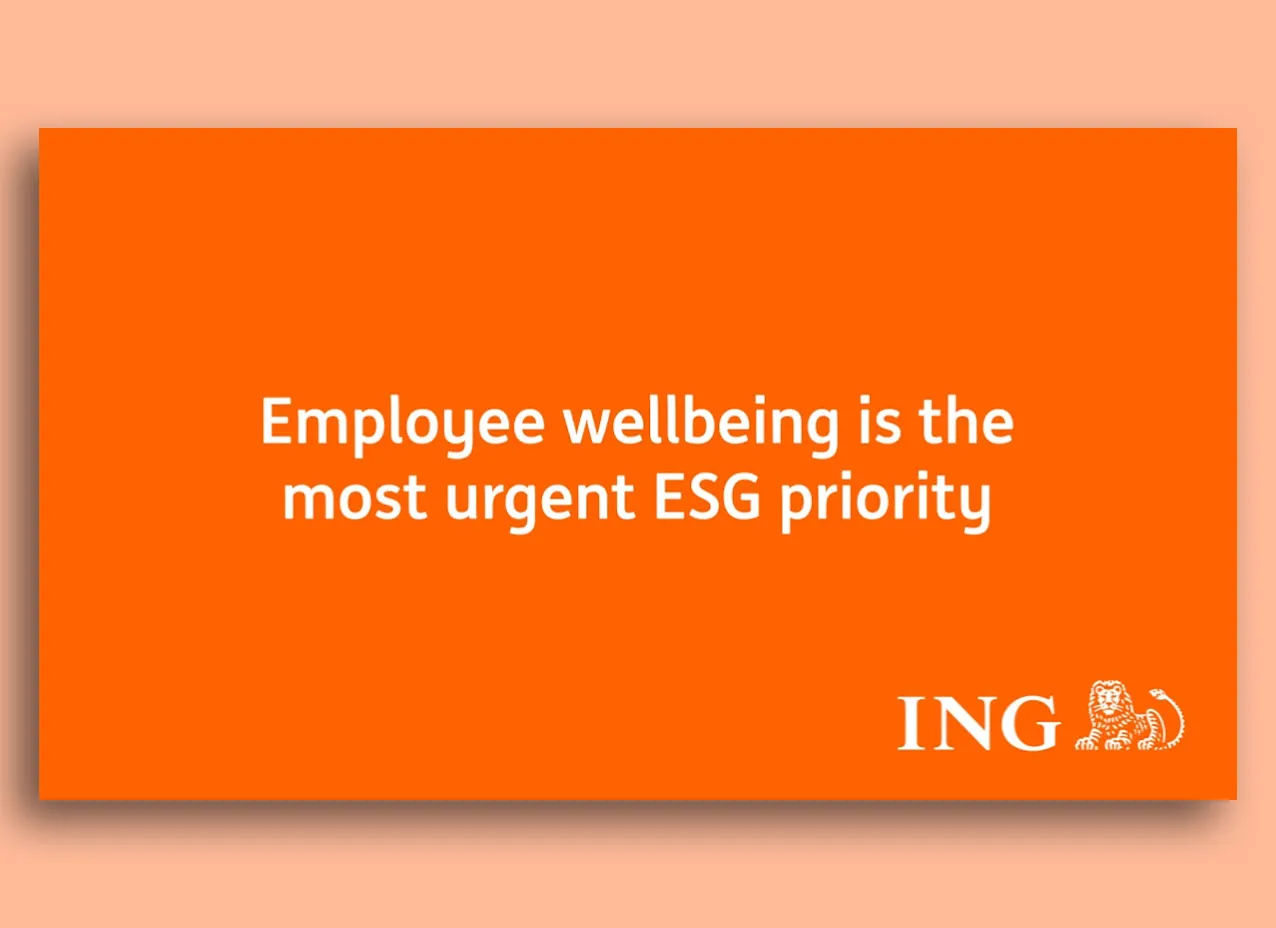 Social media ad design for ING.