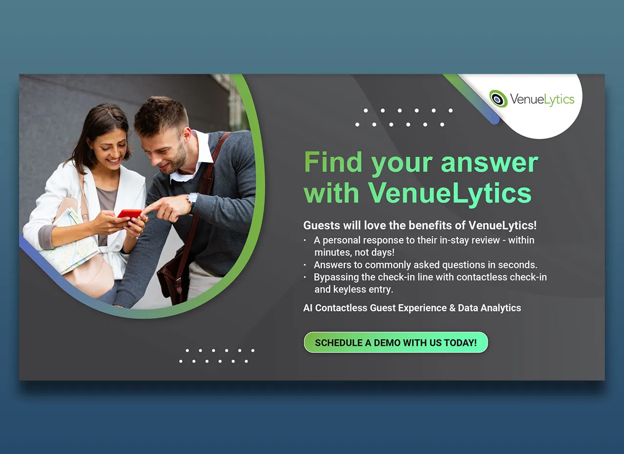 Content marketing created for VenueLytics, a Designity client.