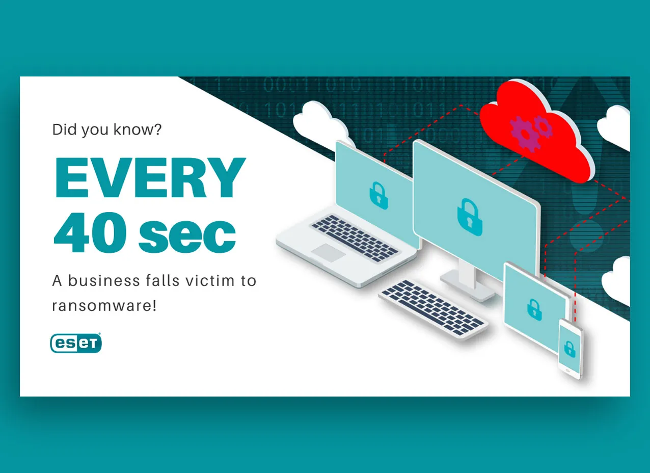 Ad design created for ESET.