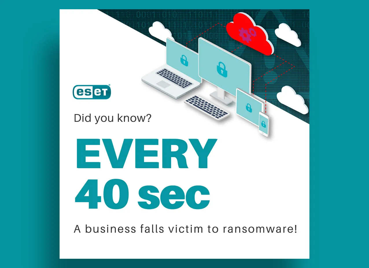 Ad design created for ESET.