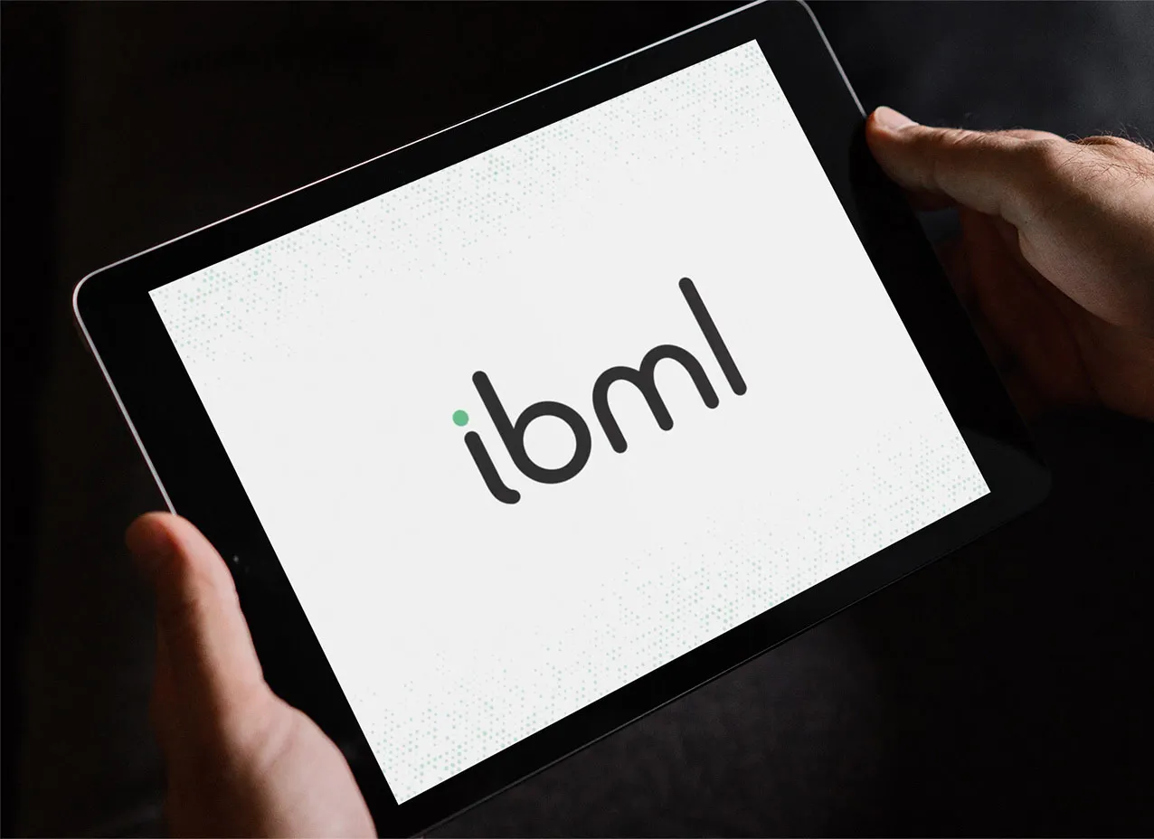Title slide from explainer video created for ibml.