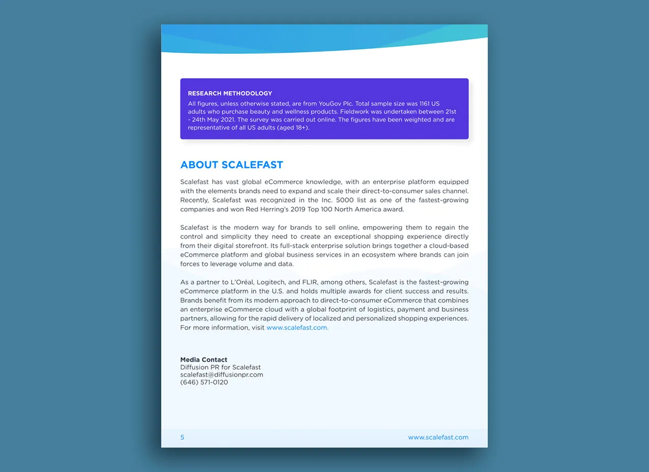 Publication design created for Scalefast.