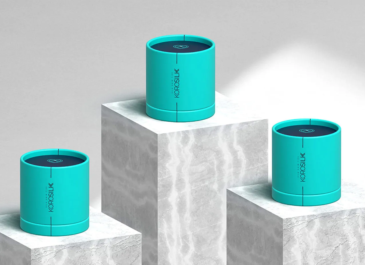 Package design created for Korosilk, a fashion accessory brand.
