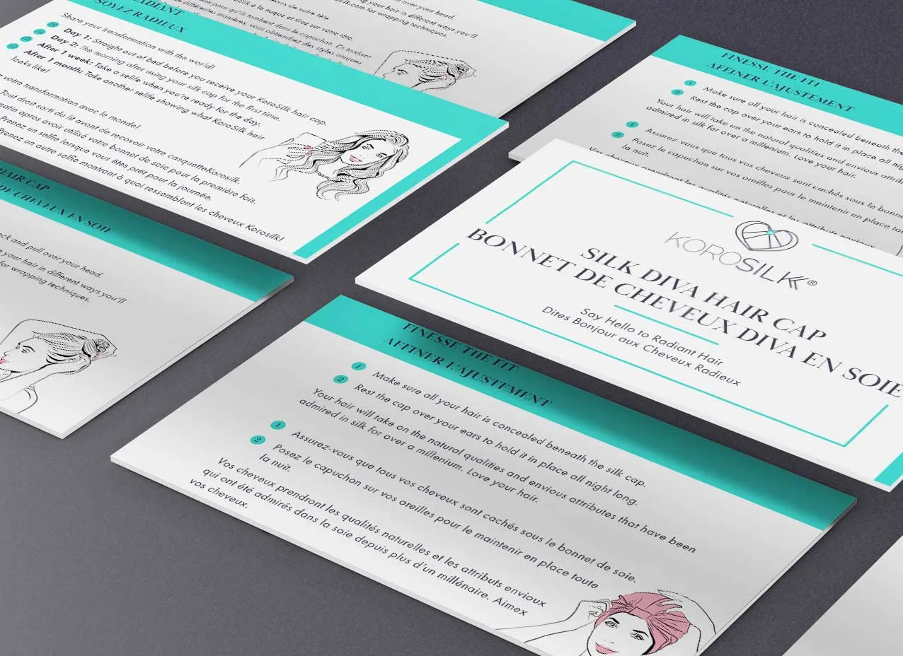 Package design created for Korosilk, a fashion accessory brand.