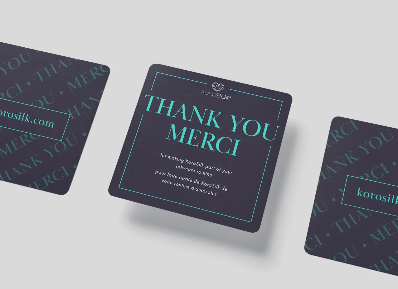 Package design created for Korosilk, a fashion accessory brand.