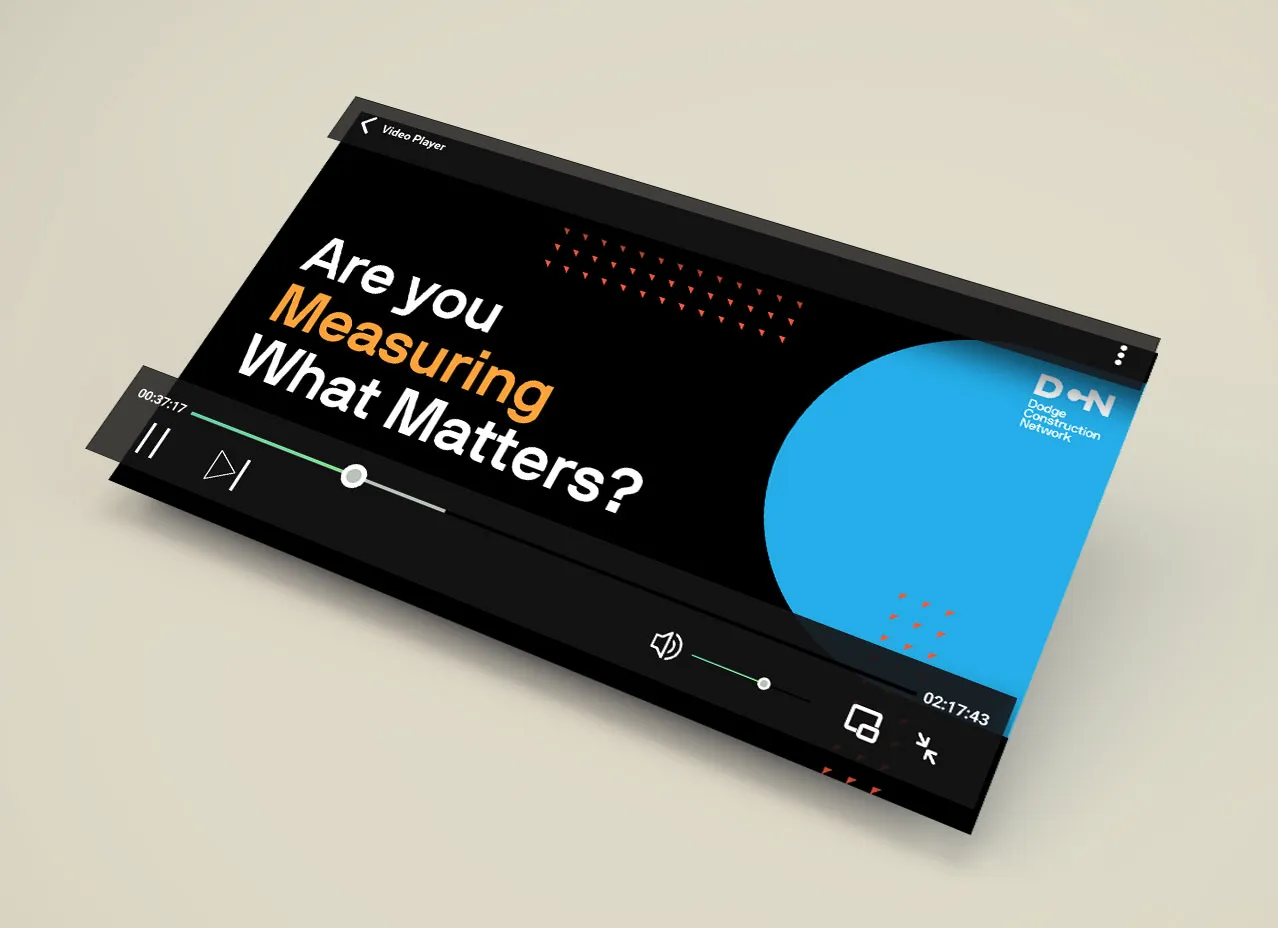 Canva template designed for Dodge Construction Network.
