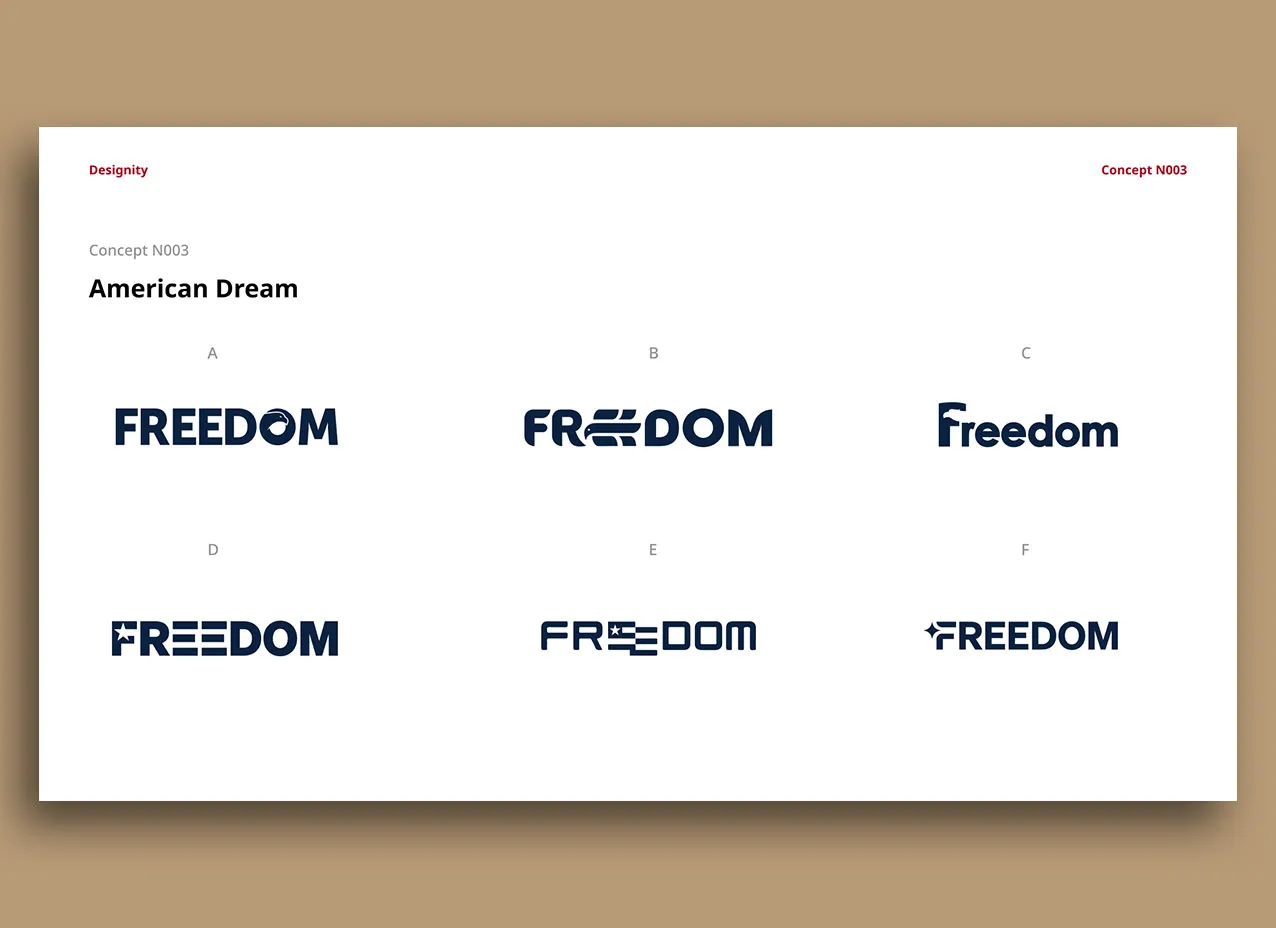 Logo design for Freedom Mortgage.