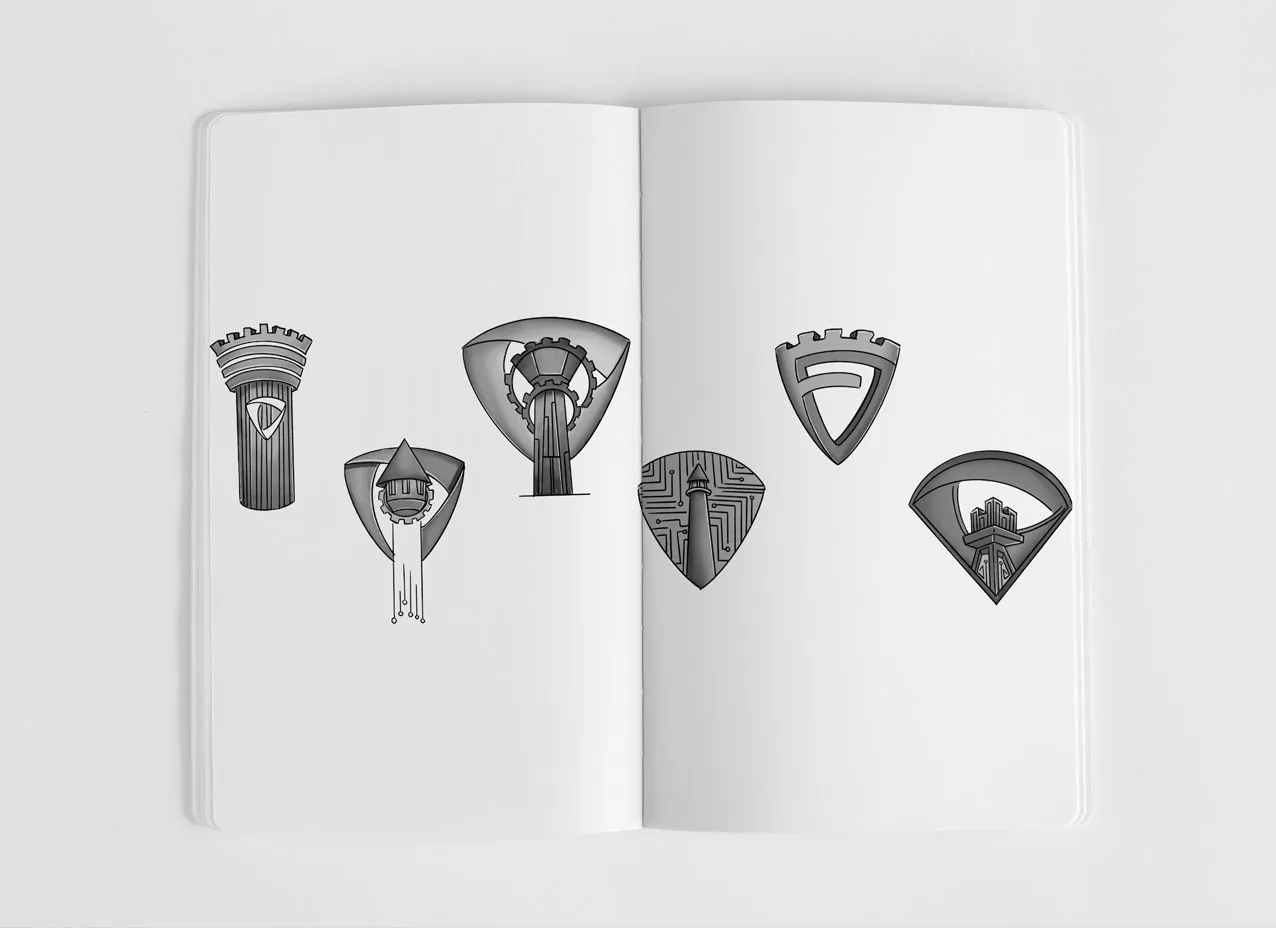 Mascot design and illustration project for FortifyData, a cybersecurity company.