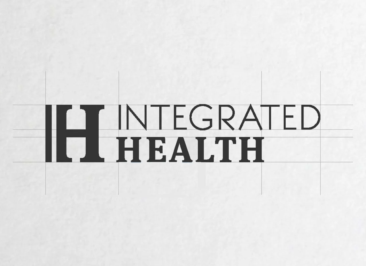 Logo design for Integrated Health, a Designity client.