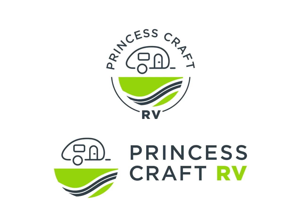 Brand guidelines created for Princess Craft RV, a Designity client.