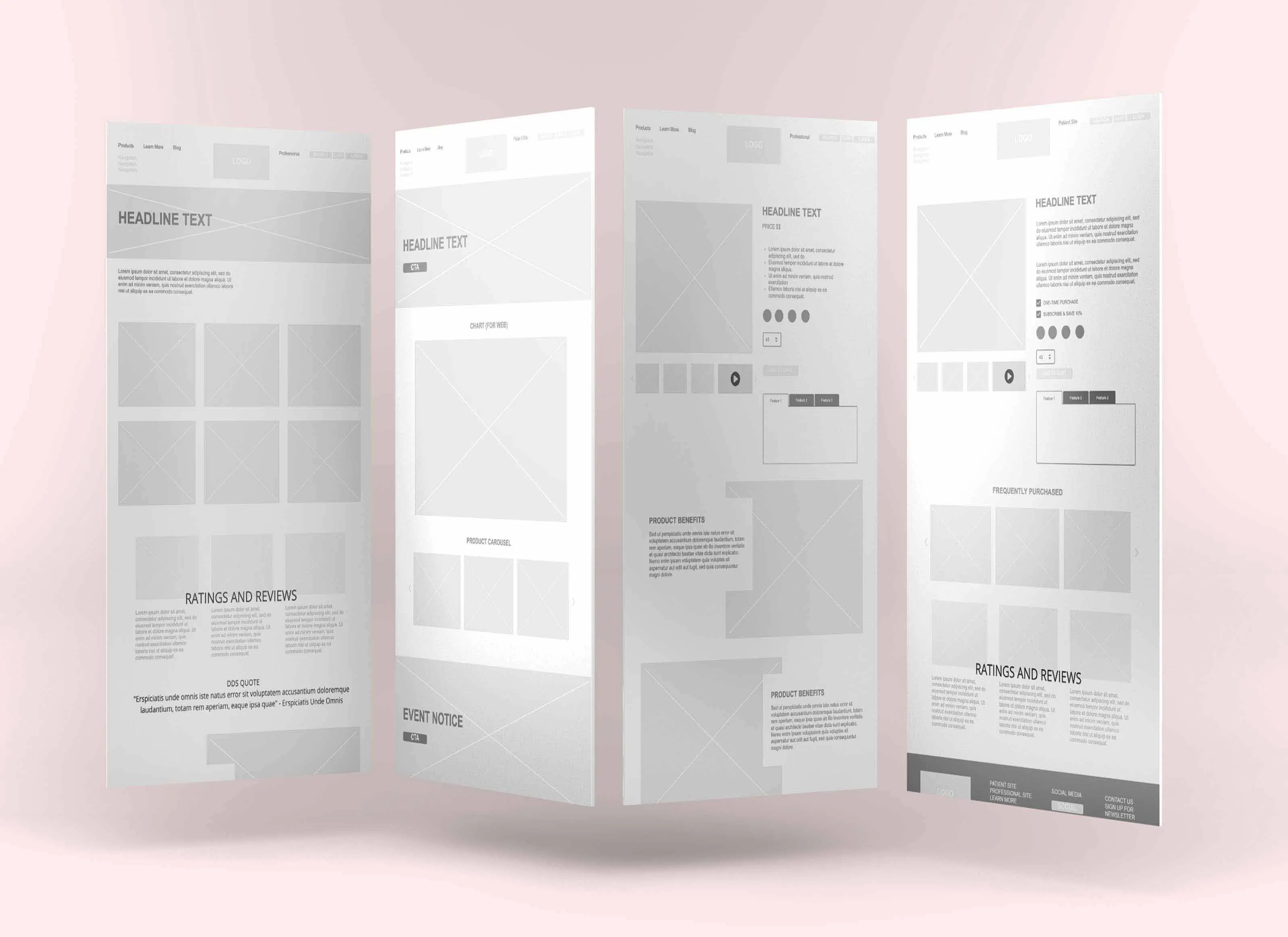 Web design created for PUL, a dental brand.