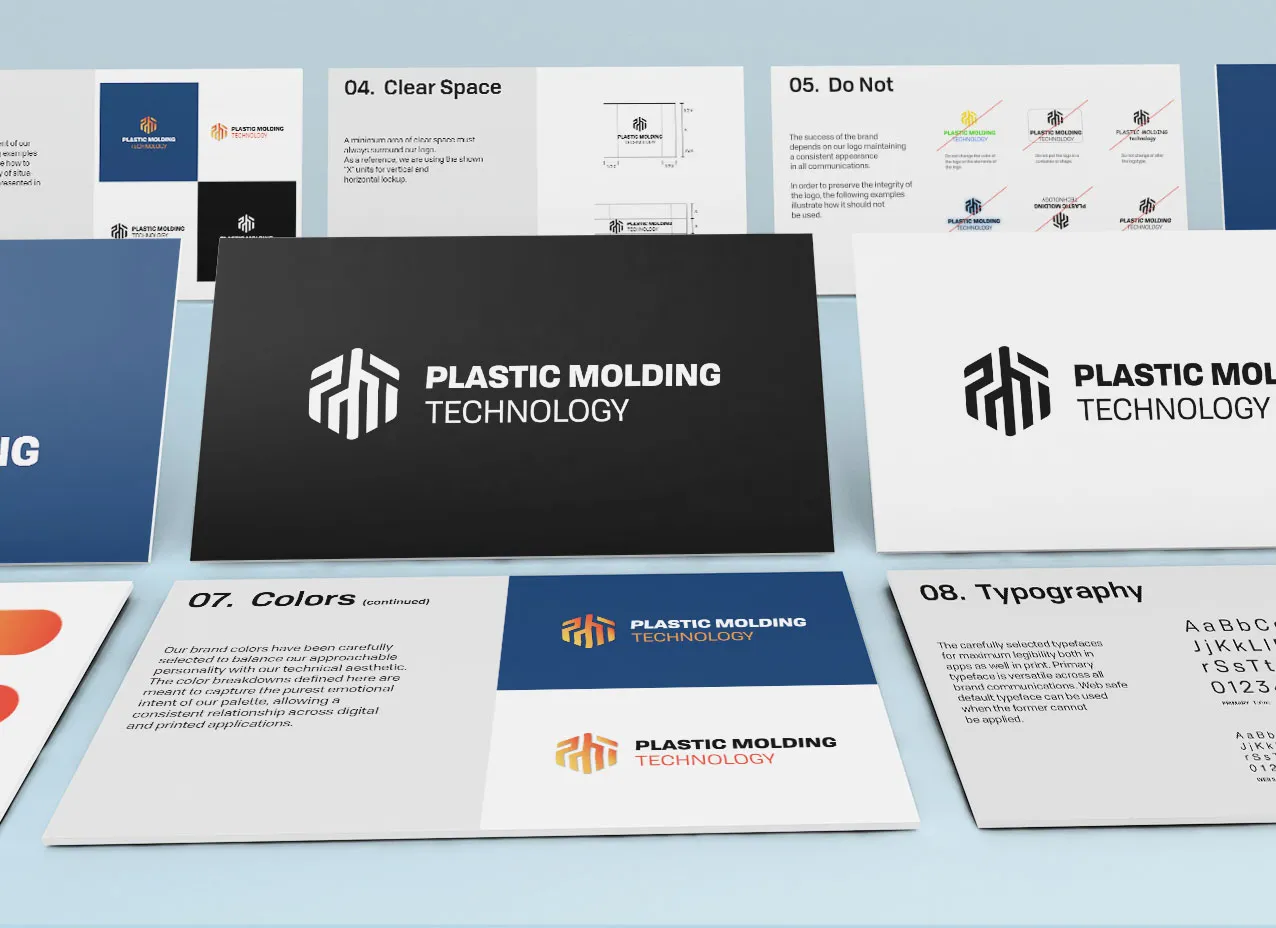 Brand guidelines created for Tide Rock Holdings, a Designity client.