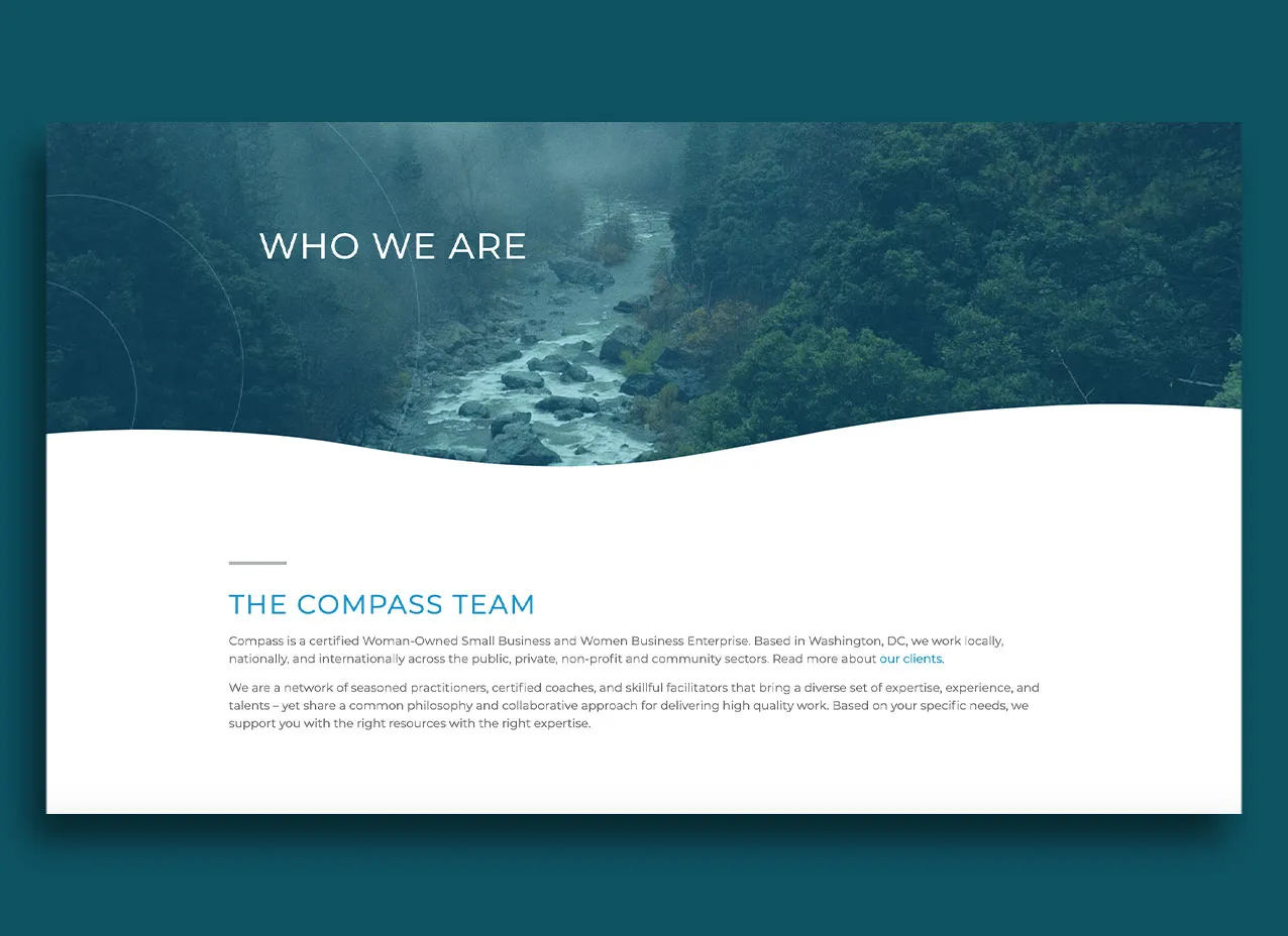New web design for Evolve.