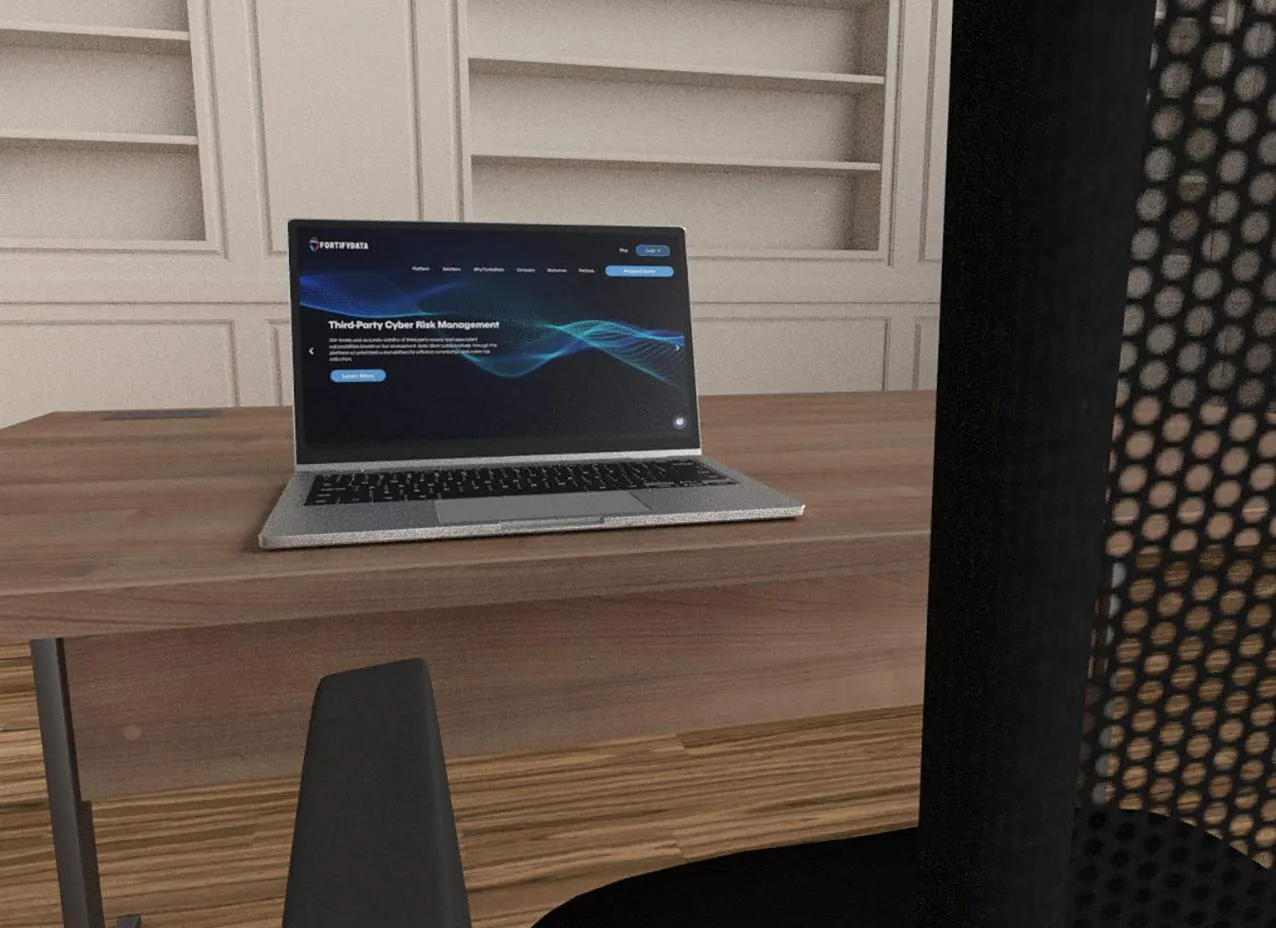 Website redesign for Fortify Data, a cybersecurity company.