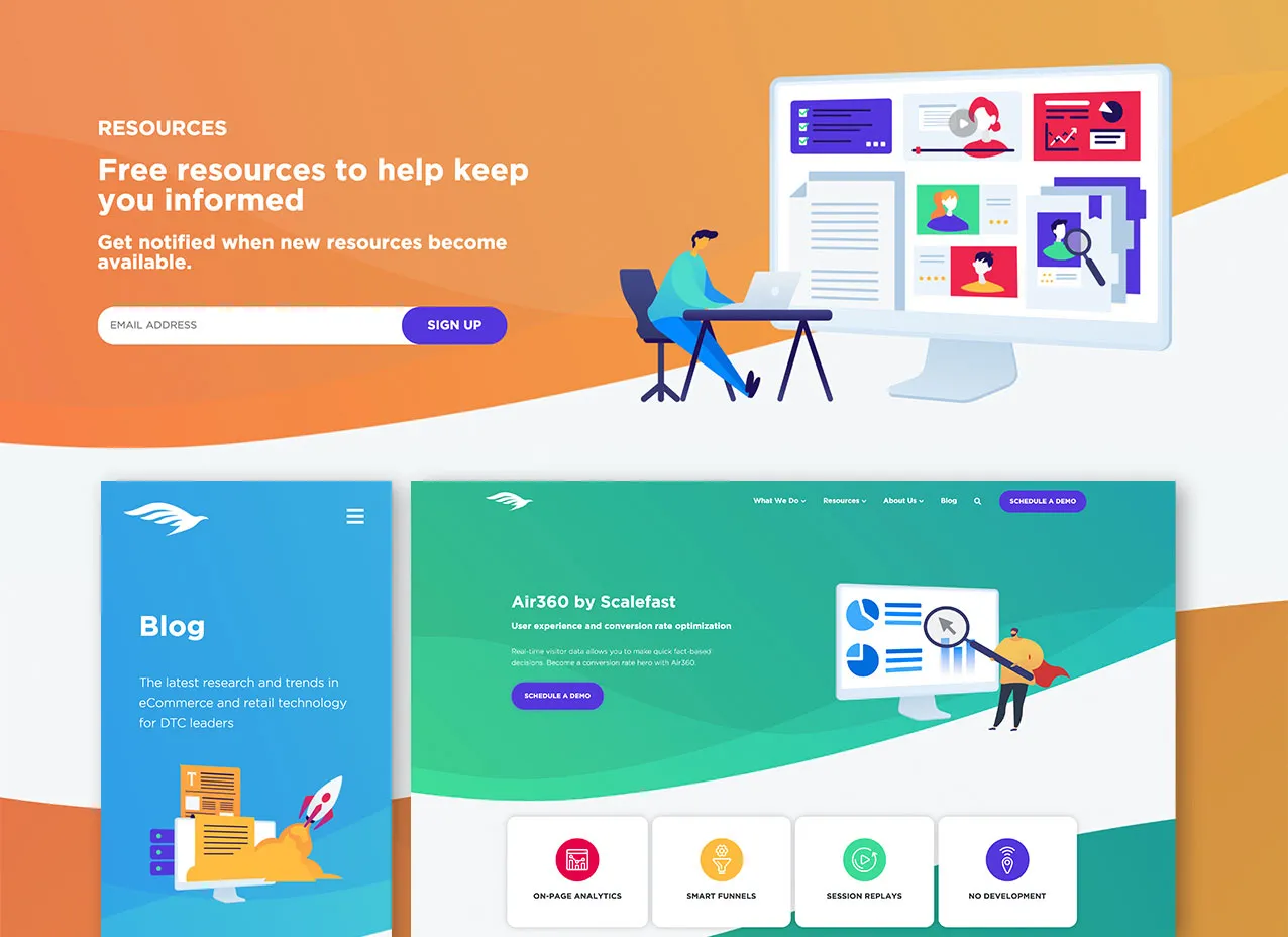 Website Design & Coding for Scalefast