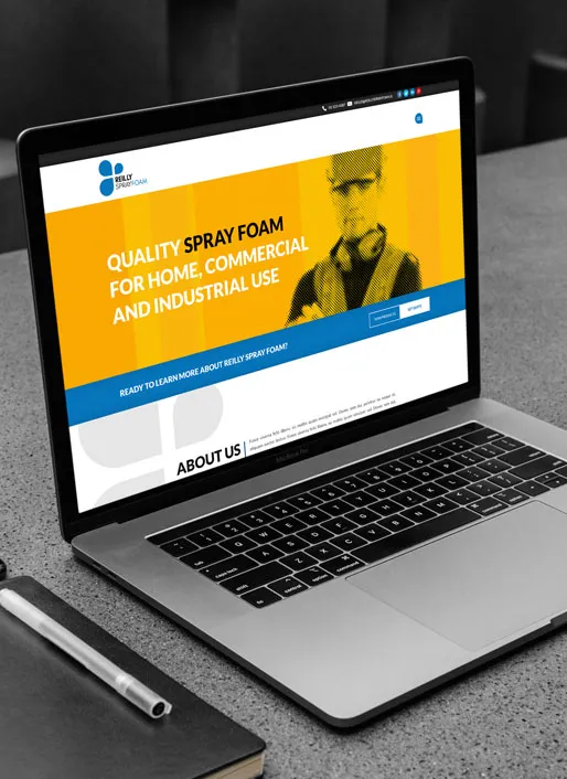 Web design mock up that one of Designity's talented Created Directors worked on.