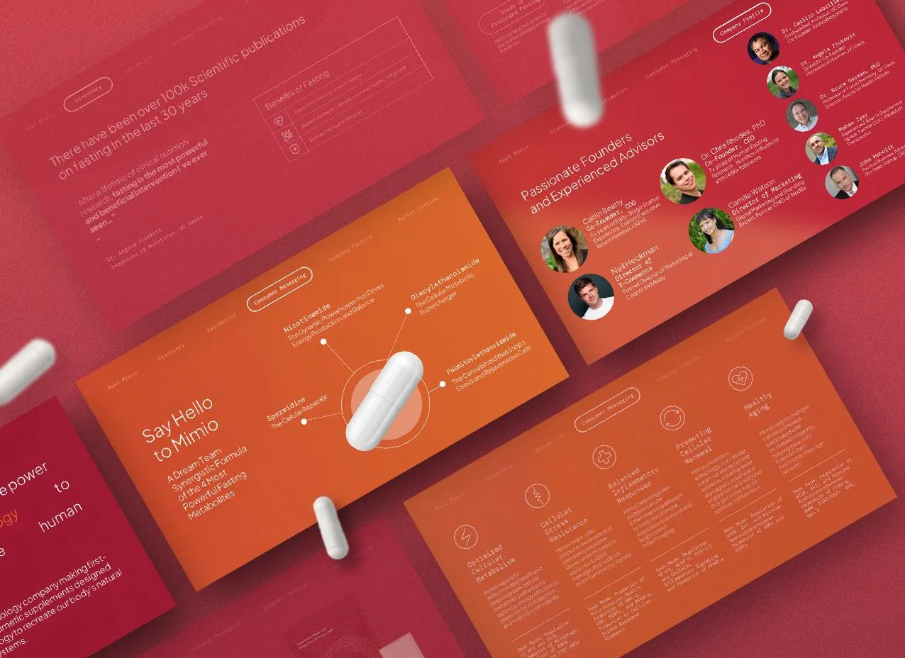 Mimio Presentation & Publication by Designity showcasing a larger view of the deck redesign.