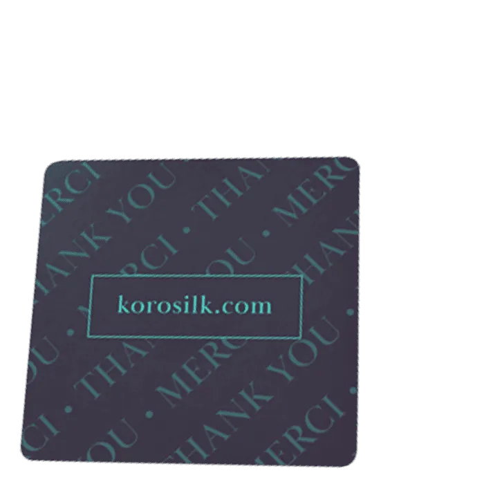 Packaging design for KoroSilk, a Designity client.