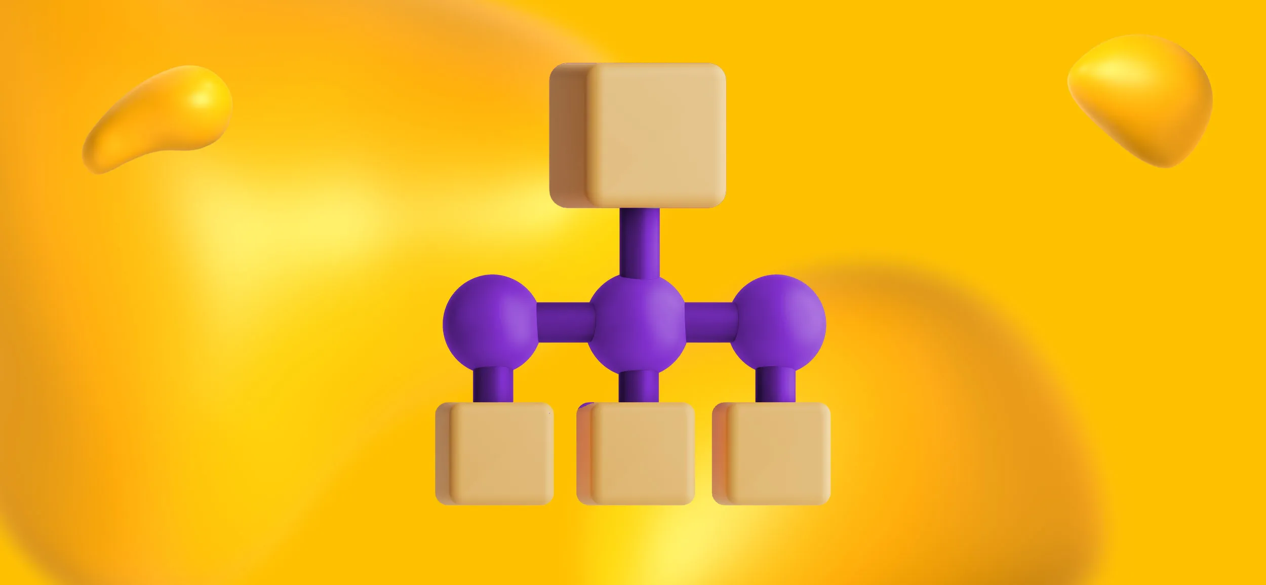 Three boxes branching off from one.
