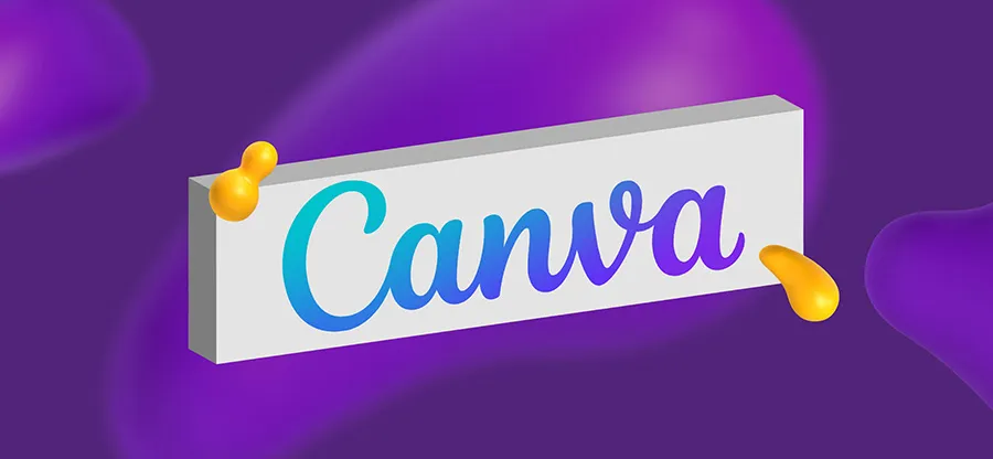 The Canva logo, a popular graphic design platform.
