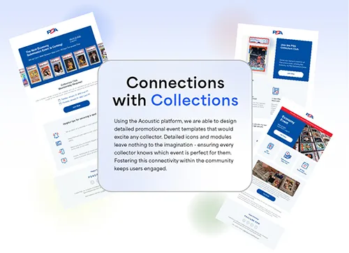 PSA Connections with Collections Mockup