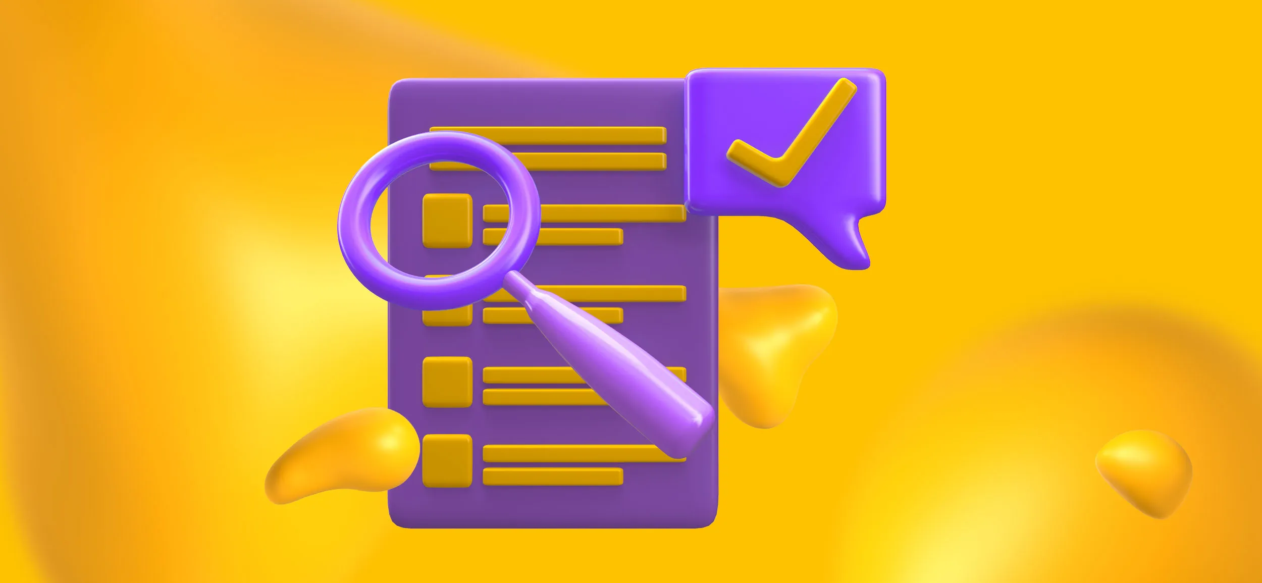 A magnifying glass examining a list of strategies.