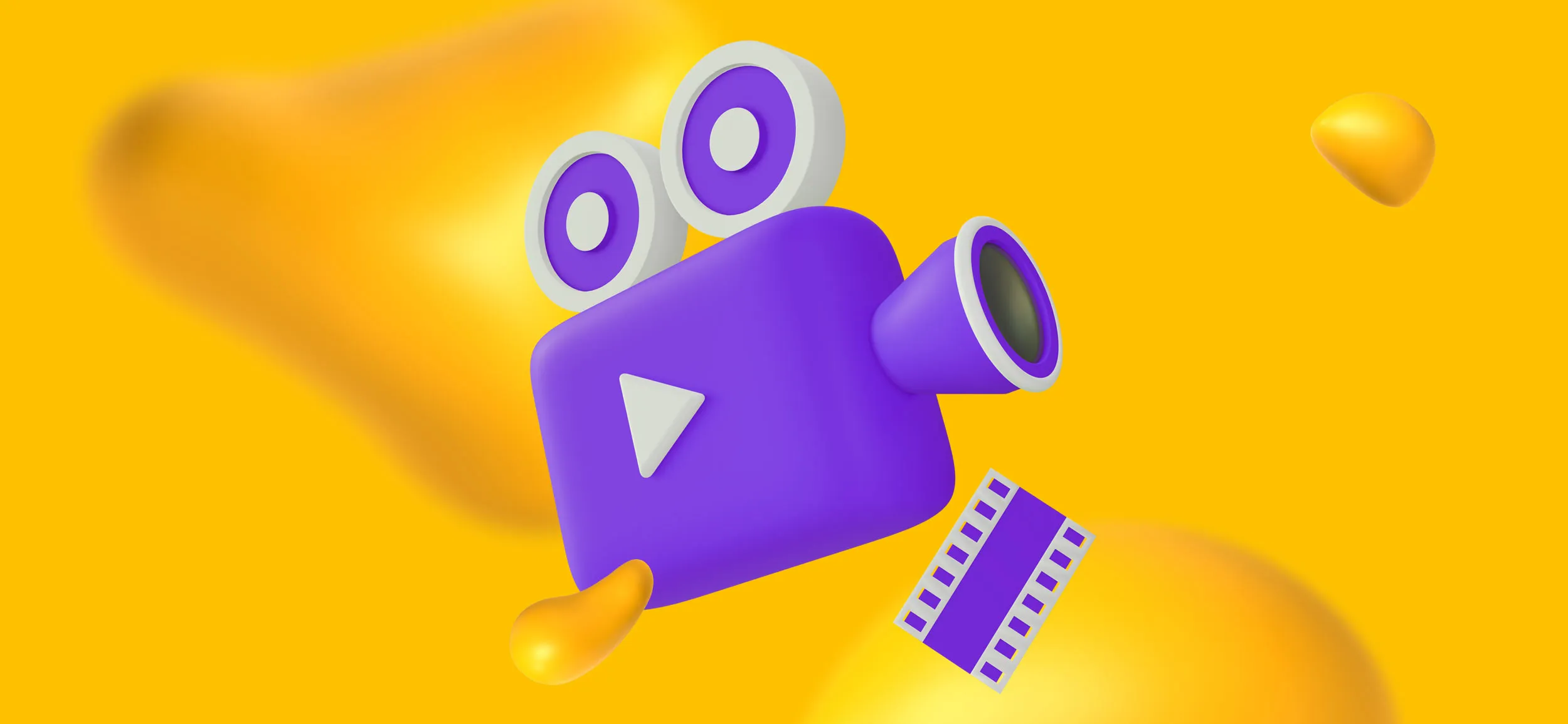 A video camera and film.