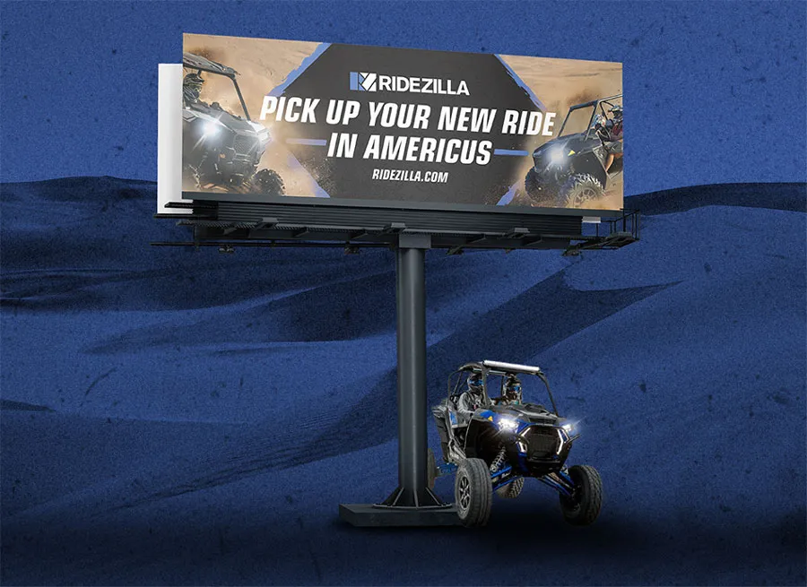 Designity designed billboard graphics that transformed the billboards for ODN.