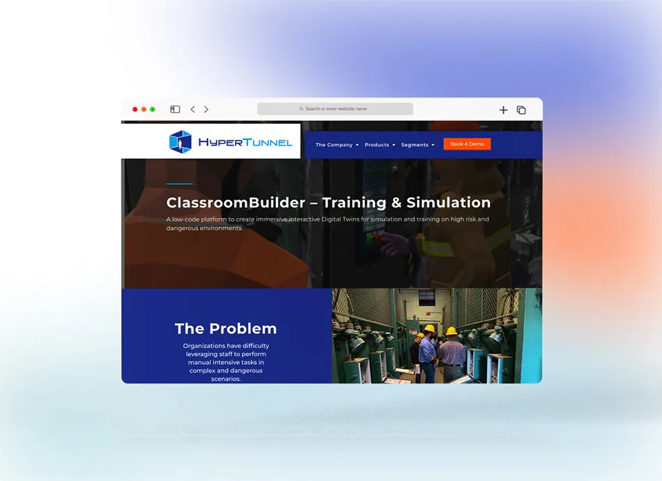 Website Design & Coding for HyperTunnel