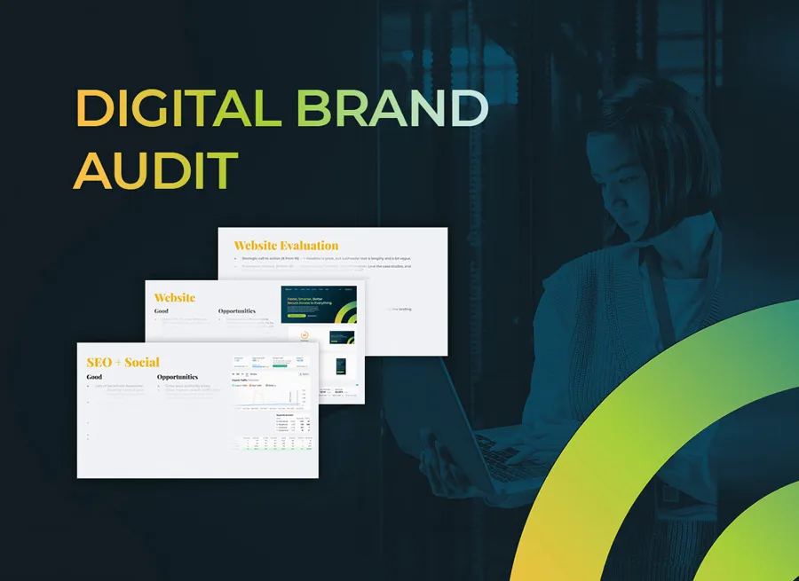 Slide from a marketing audit and strategy report prepared for Cyolo.