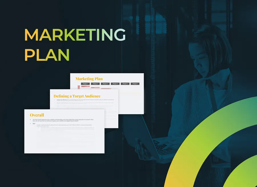 Slide from a marketing audit and strategy report prepared for Cyolo.