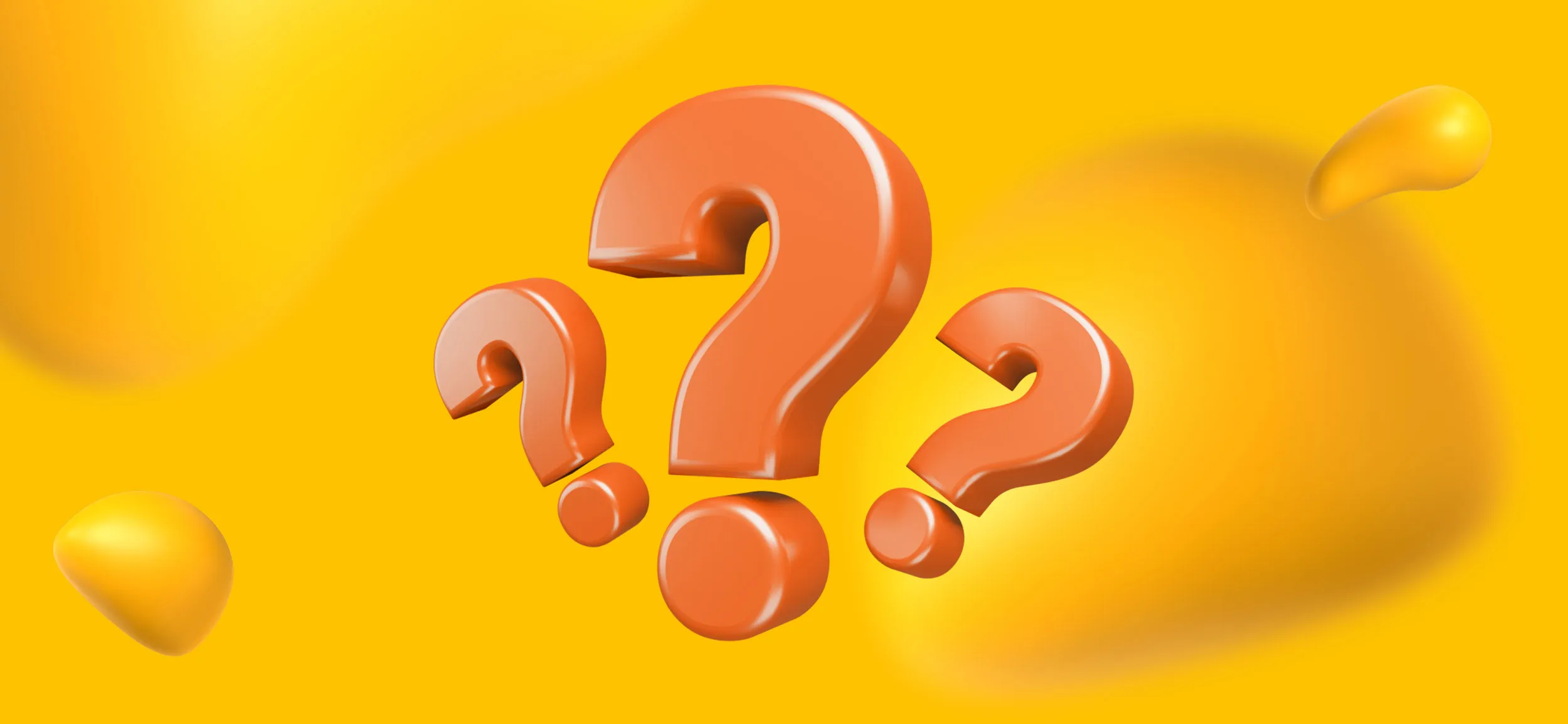 Three orange question marks. What is field marketing?