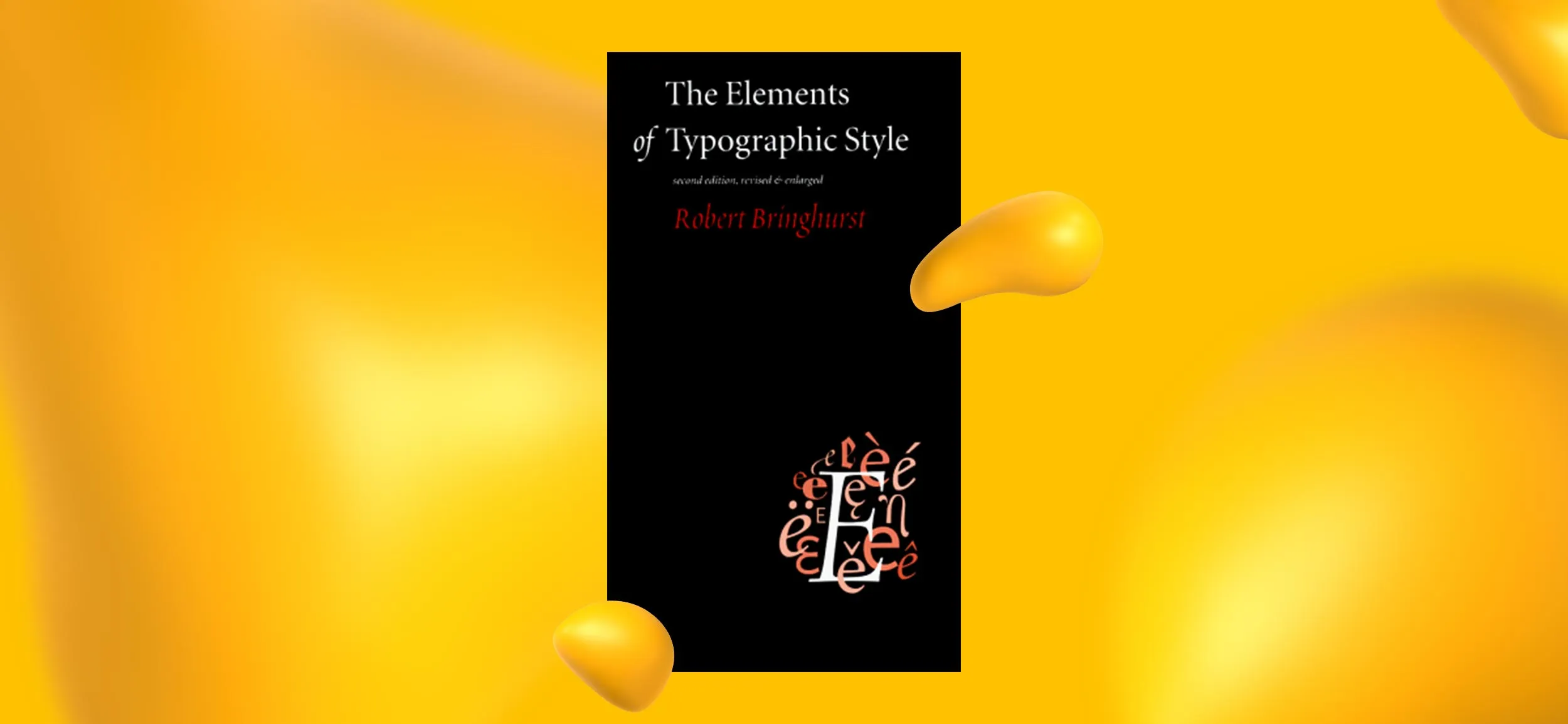 The cover to the graphic design book, "The Elements of Typographic Style."