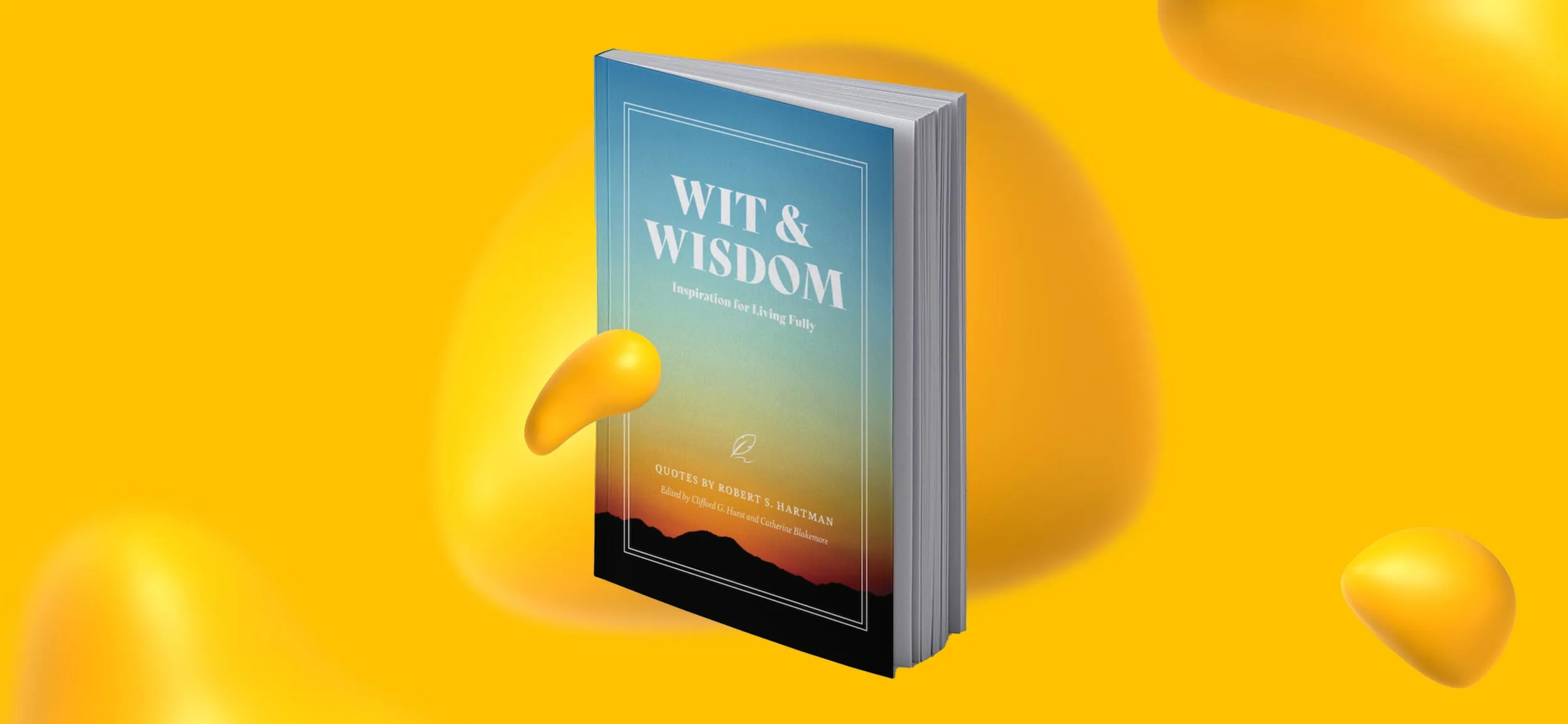 Color-treated photo used as the cover illustration for "Wit and Wisdom."