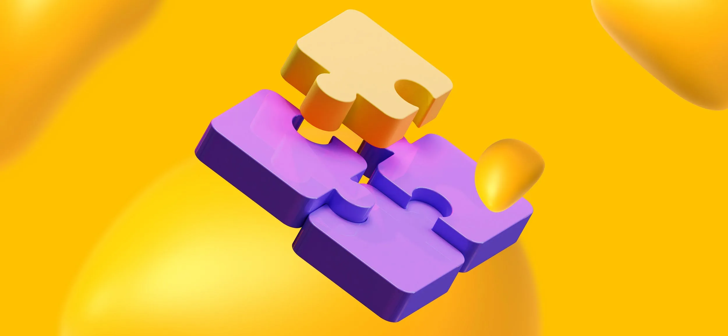 Interconnecting pieces of a puzzle