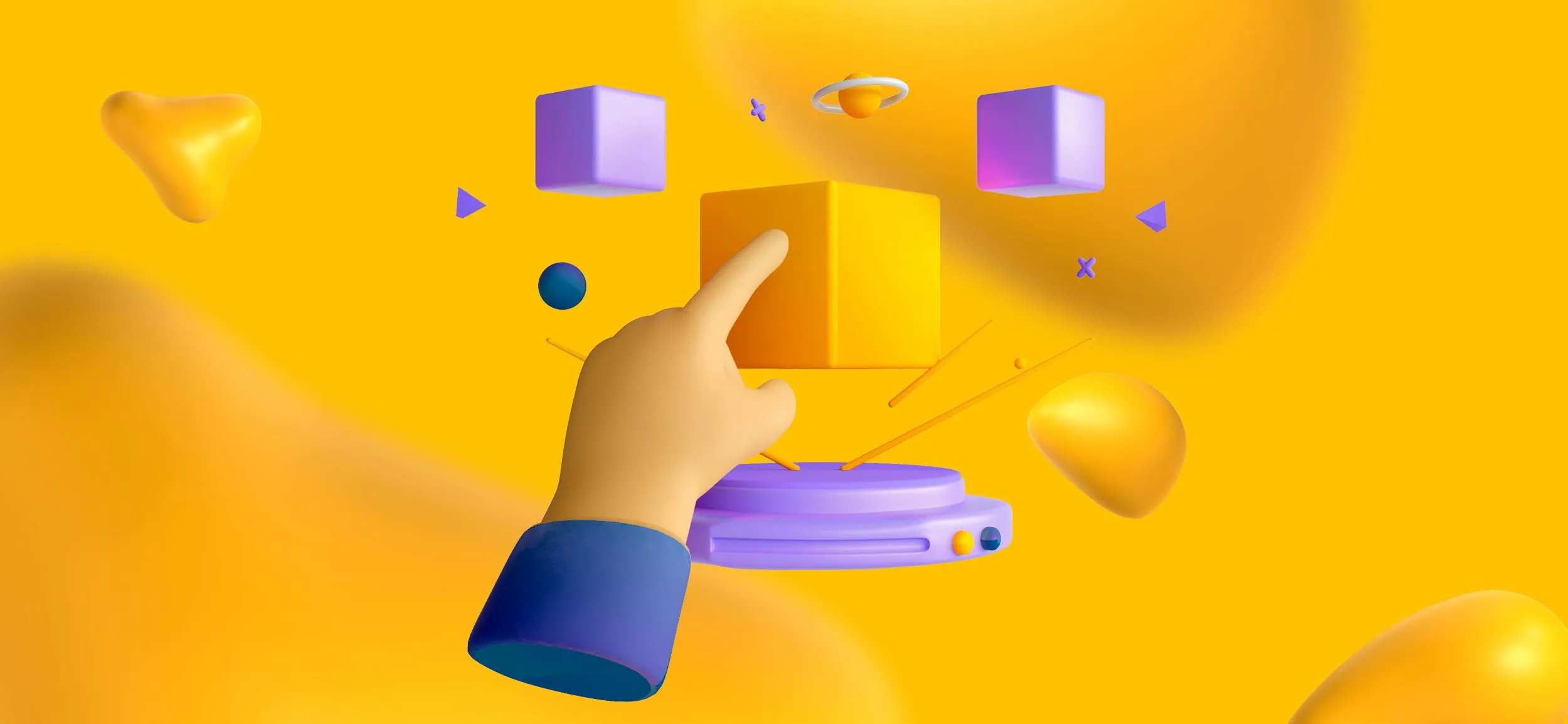 A hand choosing between three boxes. Customization is playing a big part in how package design is changing.