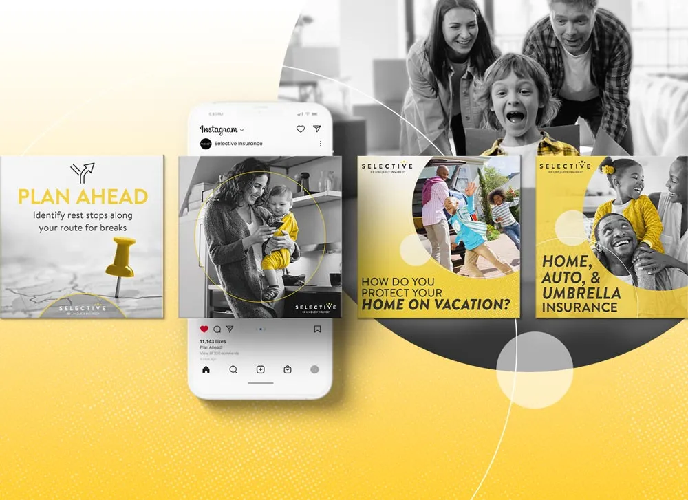 Social Media & Digital Ads for Selective Insurance