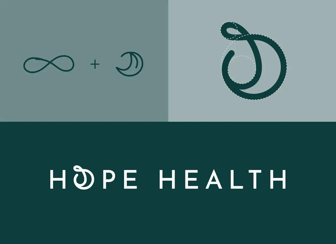 Hope Health Logo & Branding by Designity and how we came up with the logo design.